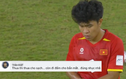 Facebook Phạm Lý Đức U23 Việt Nam tràn ngập lời chỉ trích sau tấm thẻ đỏ trong trận thua đau Trung Quốc
