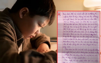 Bức thư cậu bé ở Hà Nội khiến nhiều người giật mình: "Bố mẹ nghĩ thế là quá sai rồi... đấy chính là áp lực lớn nhất của con"