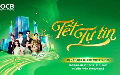 OCB mang đến bản giao thoa âm nhạc dân gian và hiện đại tại “Tết Tự Tin”