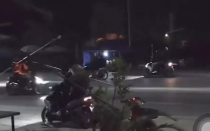 Nhóm quái xế Hải Phòng mang mặt nạ sang Quảng Ninh hỗn chiến