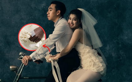 Bó hoa cưới siêu đặc biệt của Phương Nhi
