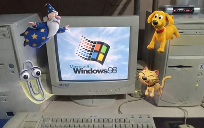 Thấy hình 4 nhân vật này, dân 8x, 9x giật mình nhớ về những “phòng tin”, máy tính Windows 98 từ gần 30 năm trước