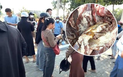 Thông tin MỚI NHẤT vụ 90kg thịt nghi chuyển màu tuồn vào trường tiểu học