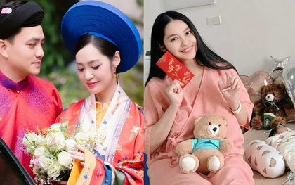 Hoa hậu Việt và chồng Phó giám đốc hơn 8 tuổi chào đón con đầu lòng