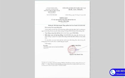 Thêm loạt trường ở TPHCM dừng bữa ăn bán trú trước nghi vấn thực phẩm không an toàn