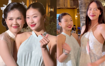 Louis Phạm xinh thật đấy, chung khung hình với Ngọc Trinh, Hoa hậu Thanh Thuỷ vẫn không lép vế, còn được khen nức nở