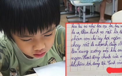 Học sinh tiểu học viết văn: Tình cảm của em không bao giờ tan vỡ - Xem đối tượng được nhắc đến mà cười xỉu