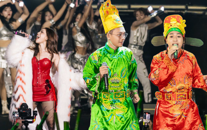 Hoá “Táo Quân”, trình diễn như sao hạng A trong tiệc tất niên công ty