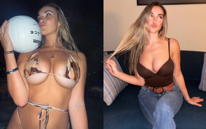 Ngôi sao bóng chuyền gợi cảm nhất thế giới tung ảnh khoe vòng một sexy hết nấc đón năm mới