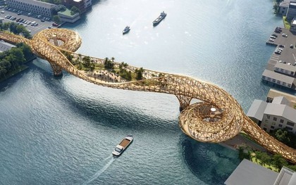 Tin vui cho team mê Thái: Bangkok xây cầu đi bộ đầu tiên qua sông Chao Phraya, thiết kế choáng ngợp ngay gần IconSiam