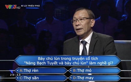 7 chú lùn trong truyện Bạch Tuyết làm nghề gì? 73% khán giả Ai Là Triệu Phú trả lời sai