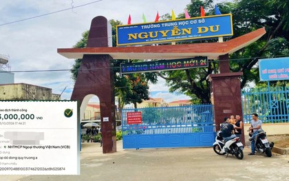 Làm rõ vụ thu 3 triệu đồng/lớp chuyển vào tài khoản cá nhân làm "quỹ trường"