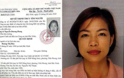 Ai biết Hoàng Thị Hòa SN 1990 ở đâu, đề nghị liên hệ cơ quan công an