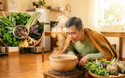 Xông lá giải cảm khi mắc cúm, coi chừng phản tác dụng