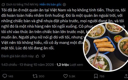 Khách Tây đi ăn quán vỉa hè ở Việt Nam, lúc tính tiền bị từ chối: Chuyện đang ầm ĩ MXH quốc tế