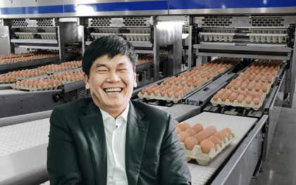 Công ty của tỷ phú Trần Đình Long bán gần 1 triệu quả trứng gà mỗi ngày, đưa hàng sang cả Lào và Campuchia