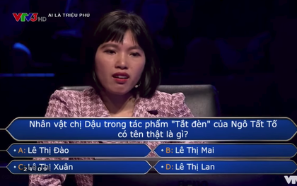 Tên thật của Chị Dậu là gì? Câu hỏi trong Ai Là Triệu Phú khiến người chơi suýt mất tất cả