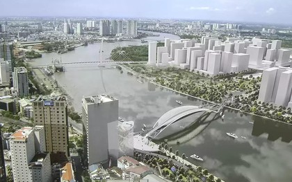 Đúng 2h sáng 21/10, sông Sài Gòn sẽ “nhường đường” 16 tiếng cho một khối thép hình lá dừa nặng bằng hơn 2.000 chiếc ô tô