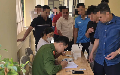 Công an kiểm tra 252 cán bộ, công chức, viên chức, người lao động, cán bộ, chiến sĩ,...