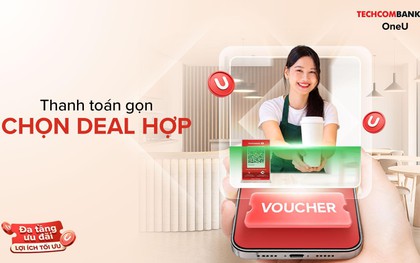 Quét QR, dùng voucher và U-Point ngay khi thanh toán, cùng cơ hội nhận iPhone 18 Pro mỗi ngày từ Techcombank
