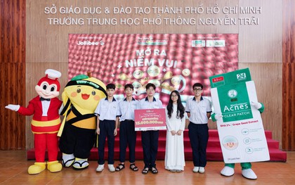 Acnes cùng Jollibee “Mở ra niềm vui” tại The Jolly School - Yah! 2026, lan tỏa kiến thức chăm da khoa học đến học sinh