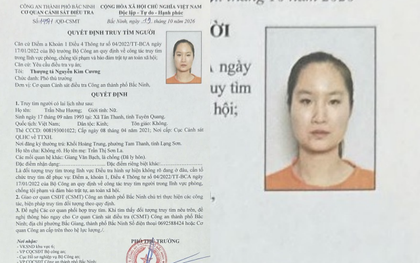 Ai thấy Trần Như Hương SN 1993 ở đâu, khẩn trương trình báo công an nơi gần nhất