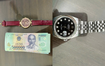 Ai là chủ nhân của 2 chiếc đồng hồ hàng hiệu Rolex, Swarovski cùng tập tiền 500.000 đồng liên hệ ngay số điện thoại 0986.616.161
