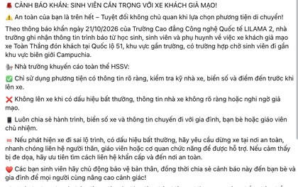1 trường Cao đẳng bất ngờ phát thông báo khẩn: Sinh viên bị xe khách chở đến gần biên giới Campuchia
