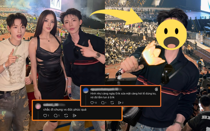 Gương mặt lạ hoắc của Erik khi cùng Đức Phúc xuất hiện ở concert BIGBANG