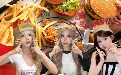Cơn sốt McKitty đổ bộ Việt Nam, giới trẻ mải mê đội túi giấy dán khoai chiên hóa mèo