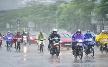 Miền Bắc đón mưa rào