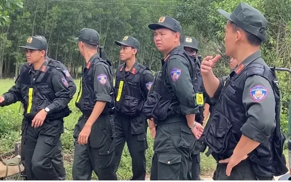 Địa hình khu vực 2 phạm nhân đang lẩn trốn rất hiểm trở