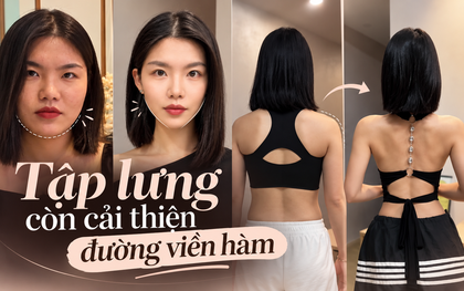 Hàng triệu người tò mò bí quyết "lưng mỏng" của cô gái này: 3 động tác đơn giản giúp cải thiện vóc dáng