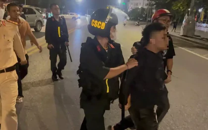 65 thanh, thiếu niên vi phạm giao thông trong một đêm ở Nghệ An