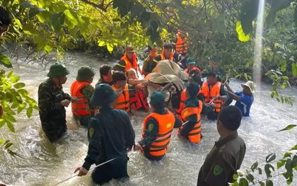 Tìm thấy thi thể người đàn ông bị nước lũ cuốn khi cắm trại ở Lâm Đồng