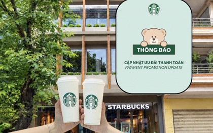 Starbucks tạm ngưng loạt ưu đãi thanh toán bằng Visa, Techcombank từ tháng 10, khách hàng cần phải làm gì?