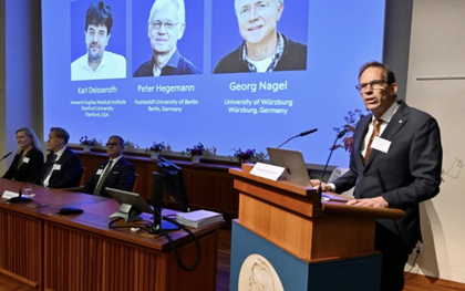 Ba nhà khoa học giành giải Nobel Y học 2026 nhờ ‘công tắc’ ánh sáng