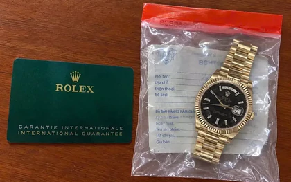 Nhìn gần chiếc đồng hồ Rolex trị giá hơn 1,7 tỷ đồng bị lấy cắp