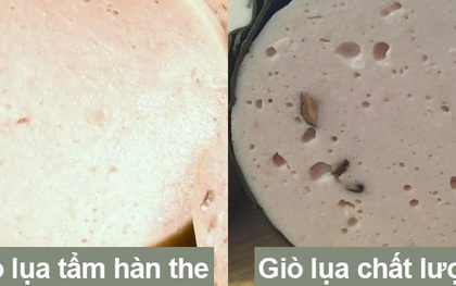 5 dấu hiệu nhận biết giò chả có hàn the, tôi ước tất cả mọi người đều biết để sắm Tết