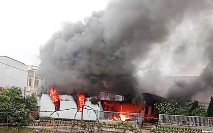 Cháy dữ dội nhà tình thương nuôi trẻ khuyết tật