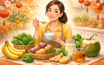 6 thực phẩm quen thuộc đánh bay đầy bụng, khó tiêu ngày Tết