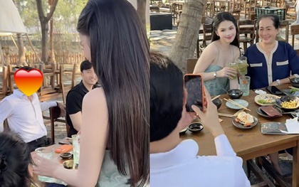 Lộ ảnh Ngọc Trinh ra mắt gia đình 1 nam diễn viên Vbiz giàu có, đẹp trai