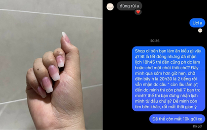 Kiếp nạn Tết: Cô gái chờ 2 tiếng không được làm nail dù đặt lịch trước, đã vậy còn mất 10k gửi xe
