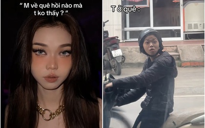 Trào lưu đang gây sốt: Mỹ nhân và gái quê cách nhau đúng 1 kỳ nghỉ Tết!