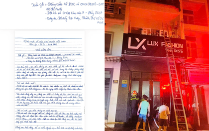 "Cảm ơn các anh vì đã cho chúng em được sống lại thêm một lần nữa!": Lá thư của gia đình 4 người được cứu khỏi biển lửa ở TP.HCM gây xúc động