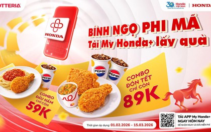Tin vui năm mới - Bão “deal” khi tải app My Honda+