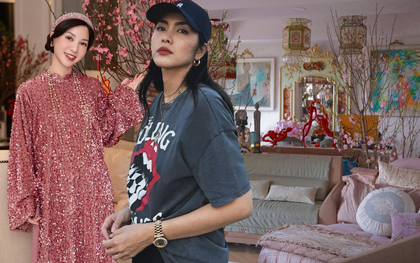 Valentine cũng là 27 Tết, hội CEO, phú bà trưng mai - đào - quất ngập biệt thự đọ đẳng cấp: Hoa hồng "thất sủng"?