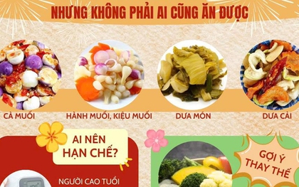 Dưa ngâm – cải muối giải ngấy ngày Tết nhưng không phải ai cũng ăn nhiều được