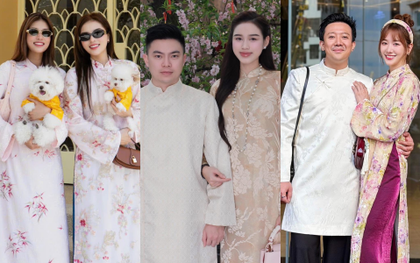 "Vũ trụ cẩu lương" ngày mùng 1 Tết: Vợ chồng Trấn Thành, Đỗ Hà tình tứ, 1 đôi công khai tình cảm?