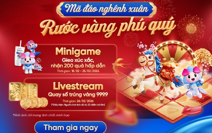 Cơ hội nhận vàng 999.9 đầu năm cùng minigame Tết của Bảo hiểm VietinBank